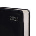 Деловой ежедневник датированный 2026 Leo Planner Aldento А5 368 стр. интегральный черный