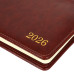 Діловий тижневик датований 2026 Leo Planner City 34,5х12,5 см 128 стор. твердий темний