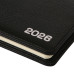 Діловий тижневик датований 2026 Leo Planner Vitto 34,5х12,5 см 128 стор. твердий чорний