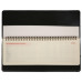 Діловий тижневик датований 2026 Leo Planner Vitto 34,5х12,5 см 128 стор. твердий чорний