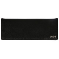 Діловий тижневик датований 2026 Leo Planner Vitto 34,5х12,5 см 128 стор. твердий чорний