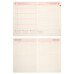 Діловий щоденник датований 2026 Leo Planner Bloom А5 368 стор. твердий