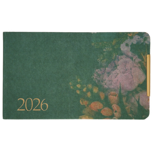 Деловой еженедельник датированный 2026 Leo Planner Bloom 10х17 см 128 стр. мягкий