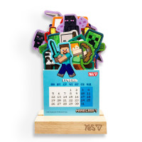 Календар Yes Minecraft настільний формовий на підставці на 2026 рік