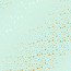 Аркуш одностороннього паперу з фольгуванням, дизайн Golden stars, Mint, 30,5x30,5 см