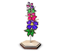 Набір Арт Вітраж Дельфініум, для вітражного живопису за номерами