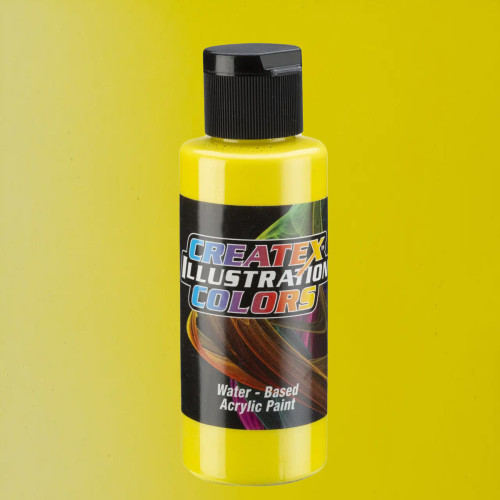 Краска для аэрографии Жёлтый висмут-ванадат 5643, Createx Illustration Colors Bismuth Vanadate Yellow, 60 мл