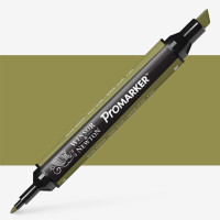 Двухсторонний спиртовой маркер Y724 Зелёный оливковый, Promarker Winsor Newton