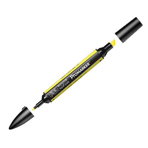 Двухсторонний спиртовой маркер Y747 Лимон, Promarker Winsor Newton