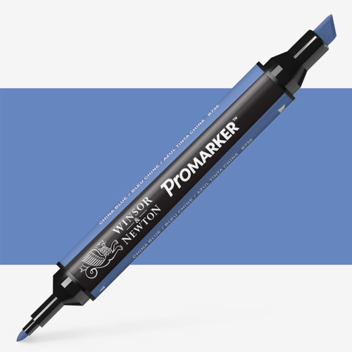 Двухсторонний спиртовой маркер B736 Китайский синий, Promarker Winsor Newton