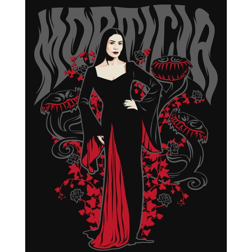 Картина по номерам ТМ SANTI Wednesday Morticia Addams 40х50 см