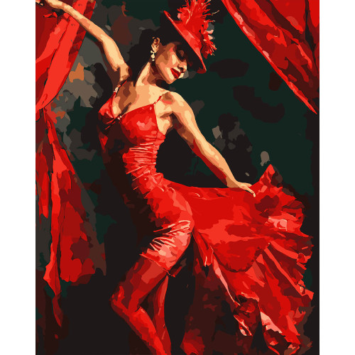 Картина за номерами SANTI Кабаре, 40x50
