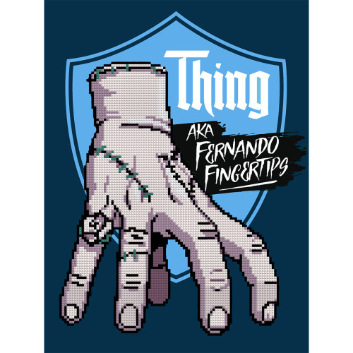 Картина по номерам с алмазной мозаикой SANTI Wednesday Thing is the best friend 30х40 см