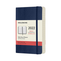 Ежедневник Moleskine 2022 карманный / Сапфир Мягкий DSB2012DC2Y22