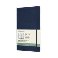 Еженедельник Moleskine Горизонтальный 2022 средний / Сапфир Мягкий DSB2012WH3Y22 Еженедельник Moleskine Горизонтальный 2022 средний / Сапфир Мягкий DSB2012WH3Y22
