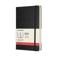 Щоденник Moleskine 2022 середній / Чорний DHB12DC3Y22