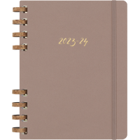 Щотижневик Moleskine 2023-2024 Spiral Академічний великий / Мигдальний (8056598856323)