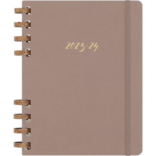 Щотижневик Moleskine 2023-2024 Spiral Академічний великий / Мигдальний (8056598856323)