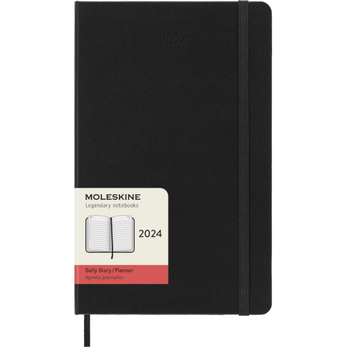 Ежедневник Moleskine 2024 средний / черный (8056598856484)