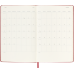 Еженедельник Moleskine 2024 средний / Красный (8056598856637)