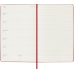 Еженедельник Moleskine 2024 средний / Красный (8056598856637)