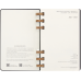 Еженедельник Moleskine 2023-2024 Spiral Академический средний / Черный (8056598858075)