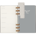 Еженедельник Moleskine 2023-2024 Spiral Академический средний / Черный (8056598858075)