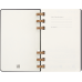 Еженедельник Moleskine 2023-2024 Spiral Академический средний / Черный (8056598858075)