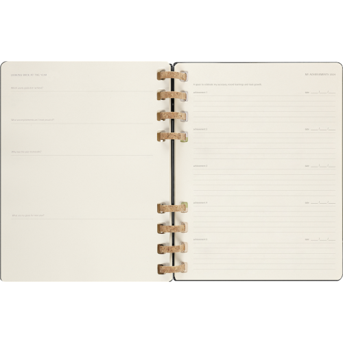 Еженедельник Moleskine 2024 Spiral большой / Черный (8056598856330) Еженедельник Moleskine 2024 Spiral большой / Черный (8056598856330)