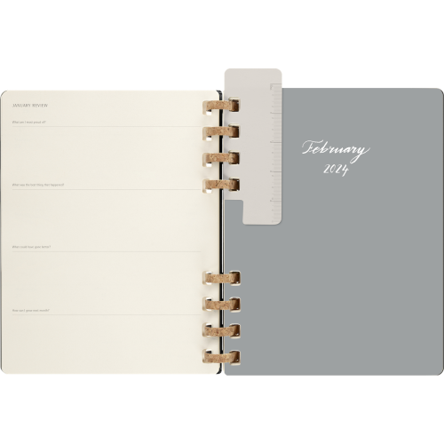 Еженедельник Moleskine 2024 Spiral большой / Черный (8056598856330) Еженедельник Moleskine 2024 Spiral большой / Черный (8056598856330)