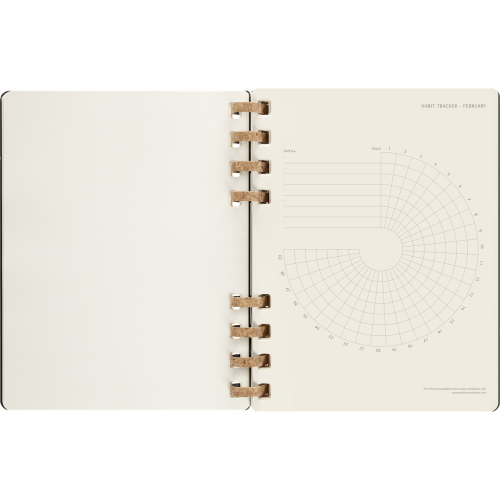 Еженедельник Moleskine 2024 Spiral большой / Черный (8056598856330) Еженедельник Moleskine 2024 Spiral большой / Черный (8056598856330)