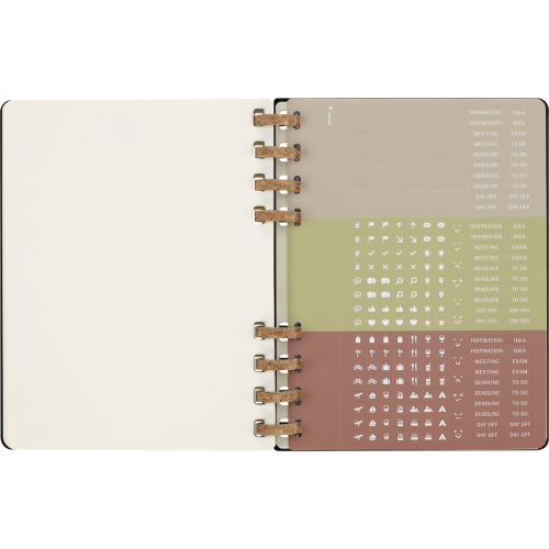 Еженедельник Moleskine 2024 Spiral большой / Черный (8056598856330) Еженедельник Moleskine 2024 Spiral большой / Черный (8056598856330)
