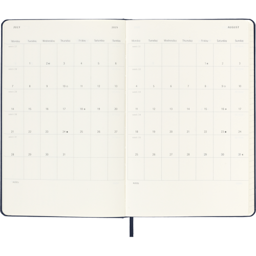 Ежедневник Moleskine 2024-2025 средний / Черный (8056999270537) Ежедневник Moleskine 2024-2025 средний / Черный (8056999270537)