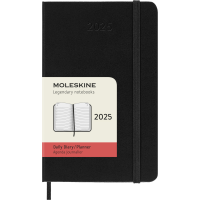 Ежедневник Moleskine 2025 карманный / Черный (8056999270193)