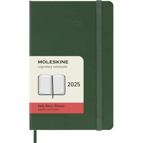 Ежедневник Moleskine 2025 карманный / Миртовый Зеленый (8056999270759)