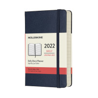 Щоденник Moleskine 2022 кишеньковий / Сапфір (8056420855647)