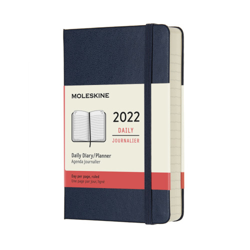 Ежедневник Moleskine 2022 карманный / Сапфир (8056420855647)