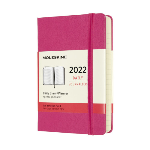 Ежедневник Moleskine 2022 карманный / Розовый (8056420858686)