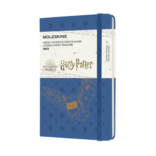 Еженедельник Moleskine 2022 Harry Potter карманный / Синий (8056420857160)