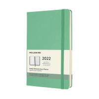 Еженедельник Moleskine 2022 средний / Ментол (8056420858594)