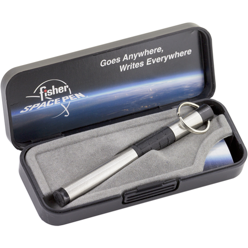 Ручка Fisher Space Pen-брелок Треккер Хром з гумовим покриттям / 725 (747609741209) Ручка Fisher Space Pen-брелок Треккер Хром з гумовим покриттям / 725 (747609741209)
