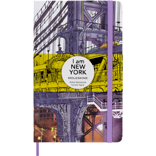 Блокнот Moleskine I am New York средний / Линейка (8053853606013)