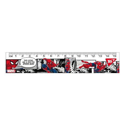 Линейка YES 15см Marvel