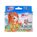 Набор мела цветного круглого 24 шт. Winx