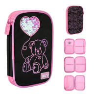 Пенал м’який Yes з LED Pink Bear PH-35