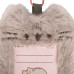 Бейдж без ленты вертикальный Yes, мех Pusheen Toy