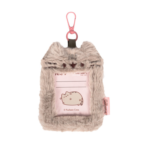 Бейдж без ленты вертикальный Yes, мех Pusheen Toy