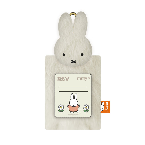 Бейдж без ленты вертикальный Yes, мех Miffy Toy