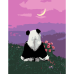 Картина за номерами Cute Panda 35x45 см у коробці ROSA START