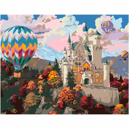 Картина за номерами Dream Castle 35x45 см ROSA START